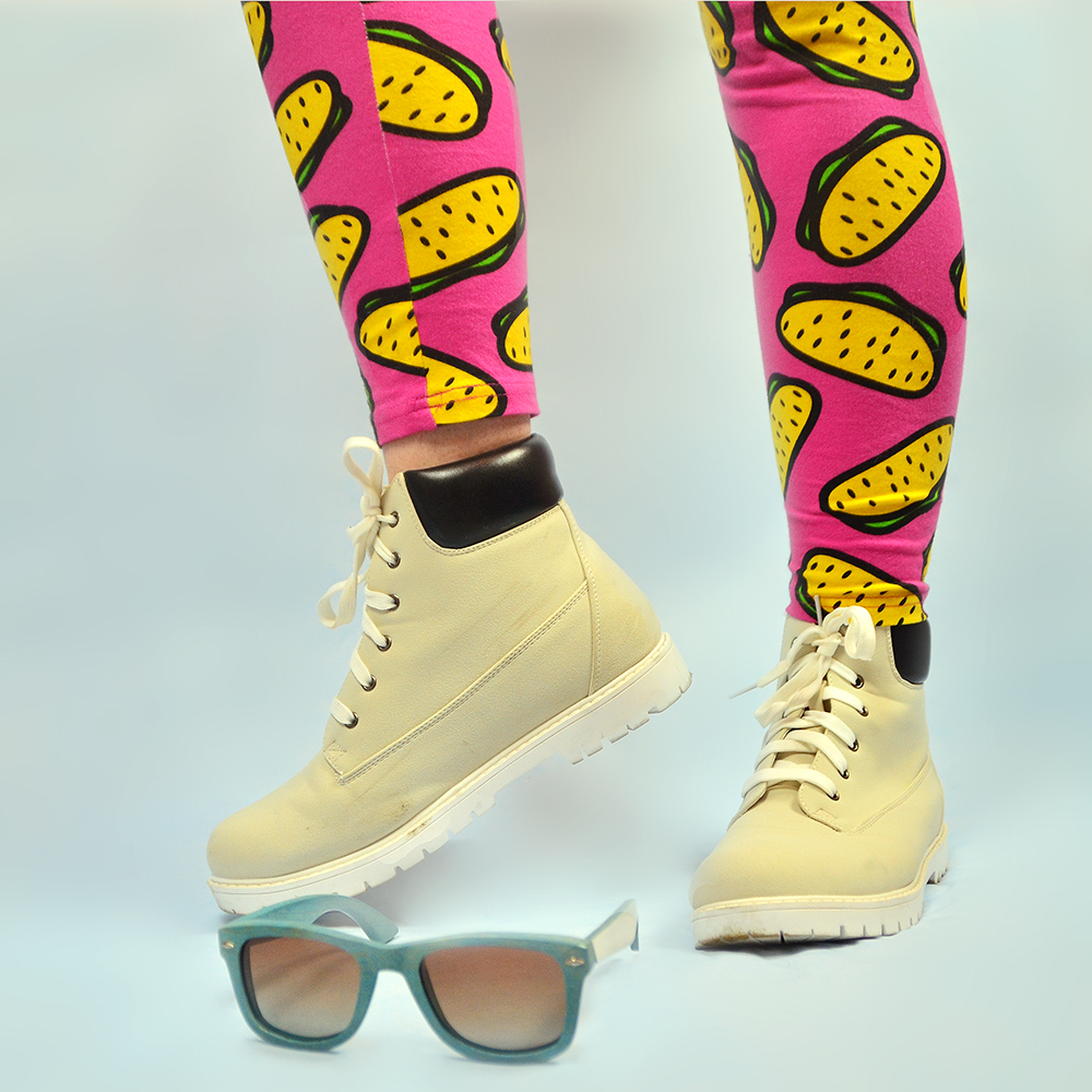 Polette Sunglasses, SoleWish Timberland Boots, Taco Iron Fist Soso Happy Leggings
