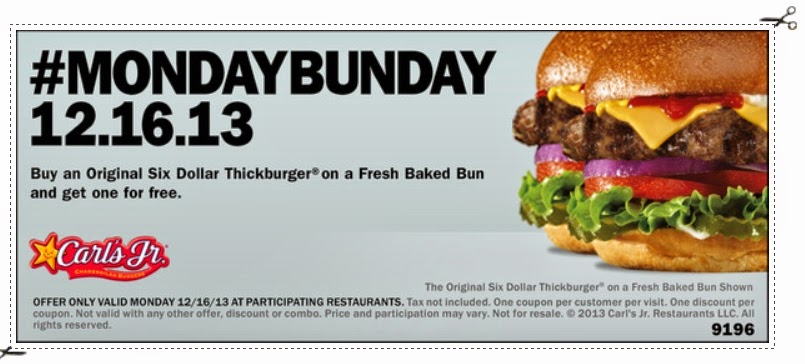 Hardee's printable coupons