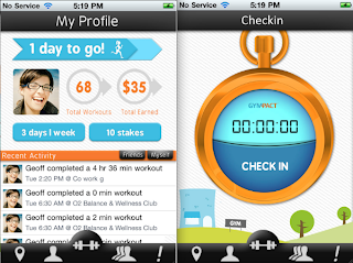 Gym Pact iPhone App Gym Pact iPhone App