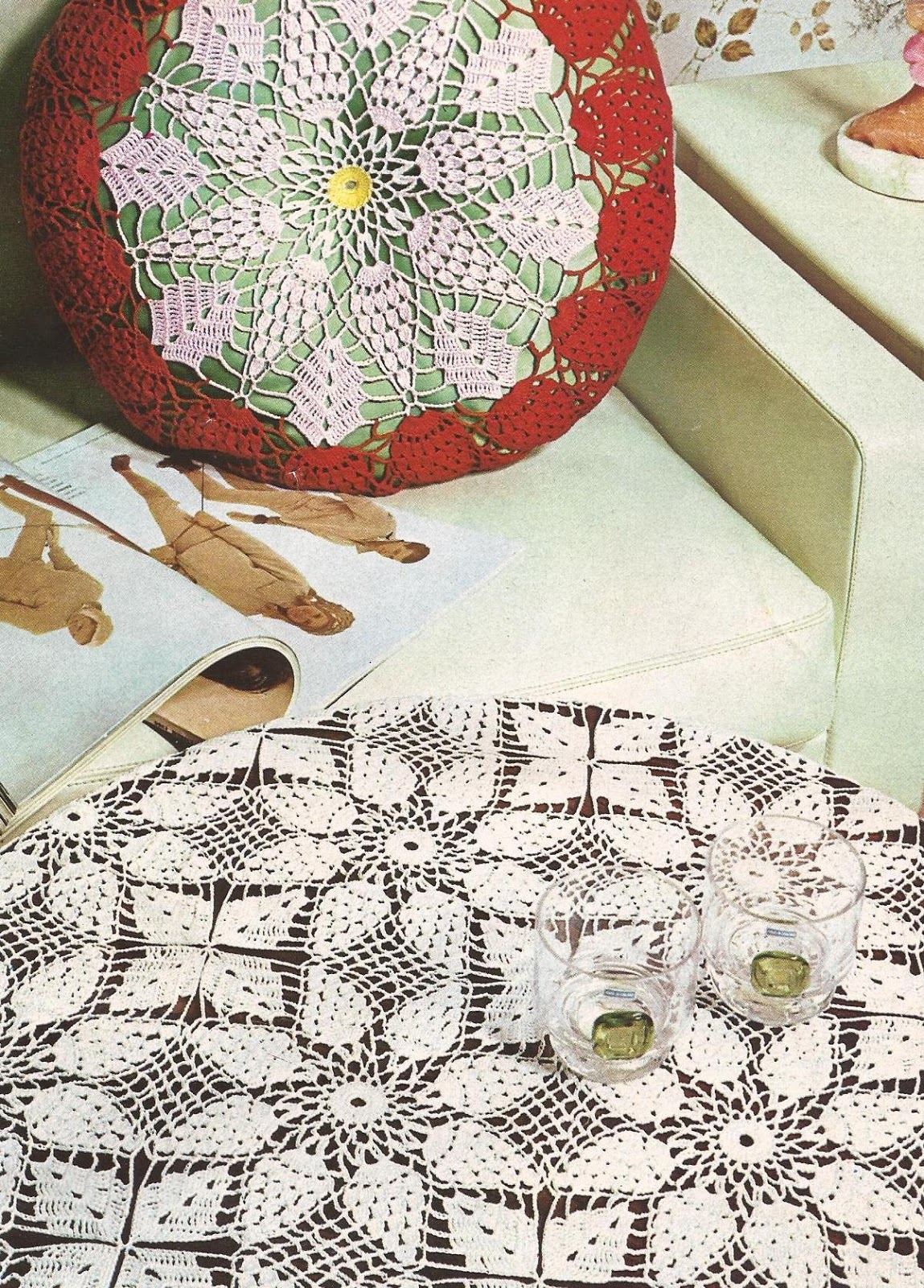 Cuadradito jubilocios mayo Cojin a Crochet