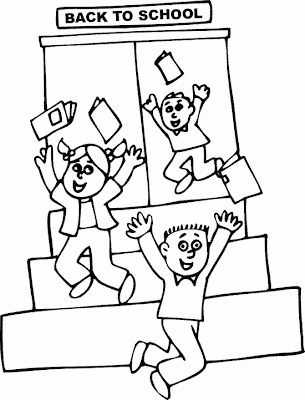happy back to school coloring pages