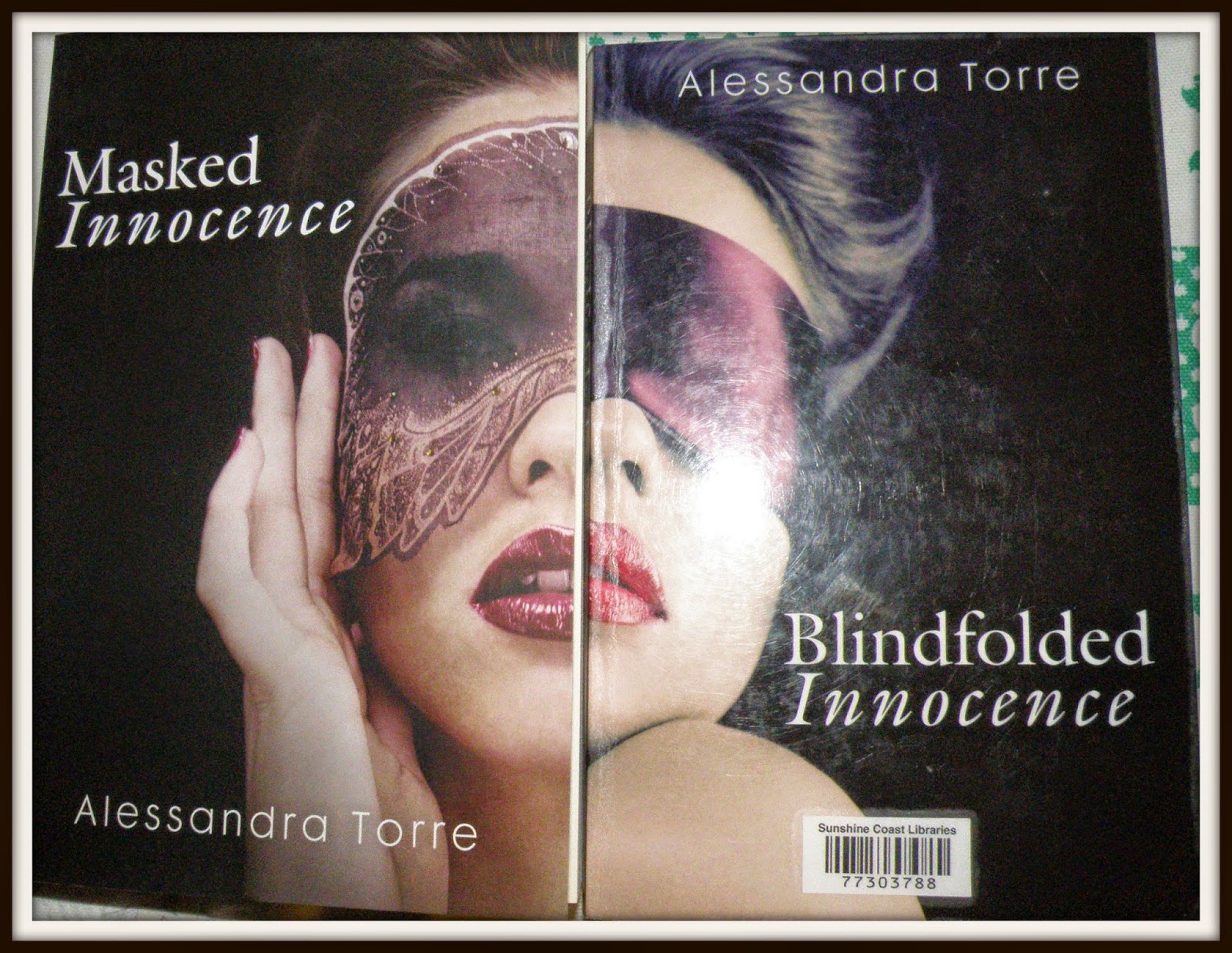 Novels On The Run: BOOK REVIEW - BLINDFOLDED INNOCENCE by ALESSANDRA TORRE  - INNOCENCE # 1 - HARLEQUIN - EROTIC CONTEMPORARY ROMANCE