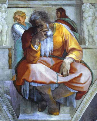The Prophet Jeremiah by Michelangelo