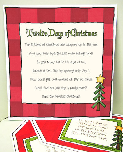 Parties and Patterns: "12 Days of Christmas" For Missionaries Parties and Patterns: "12 Days of Christmas" For Missionaries