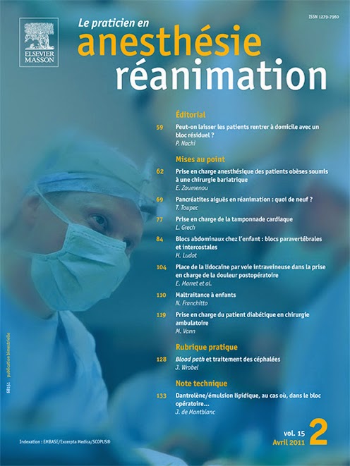 Le praticien en anesthésie réanimation Le praticien en anesthésie réanimation