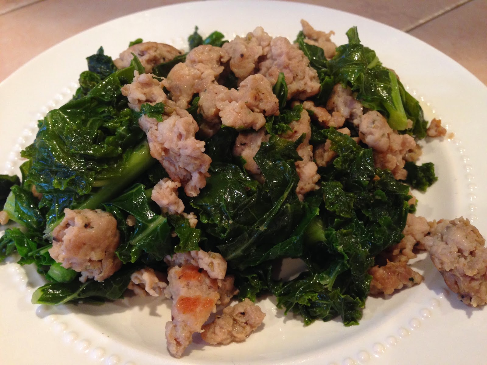 Primal Bites Simple Pasture Raised Pork Sausage & Kale