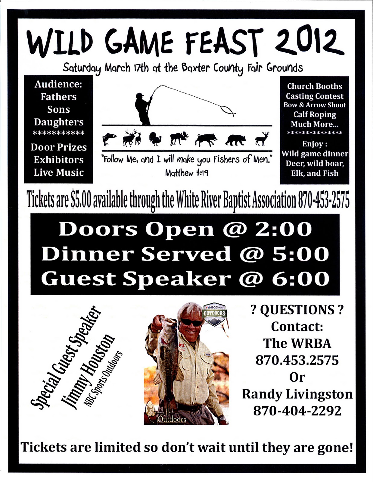 From the Ozarks to the World! 2012 Wild Game Feast