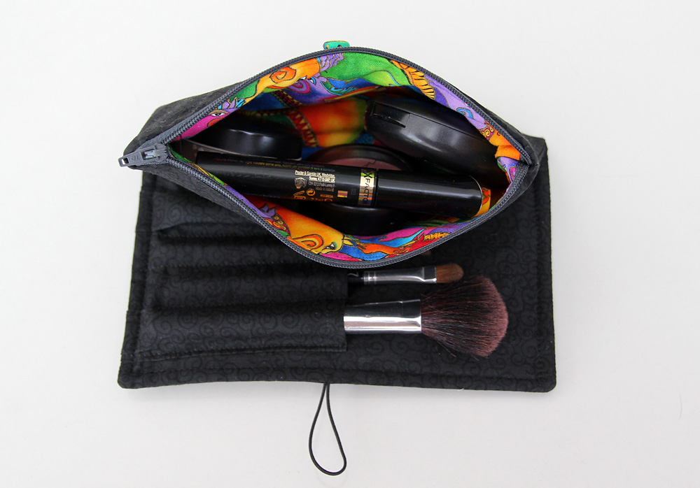 Pink Pony Design Makeup travel bag