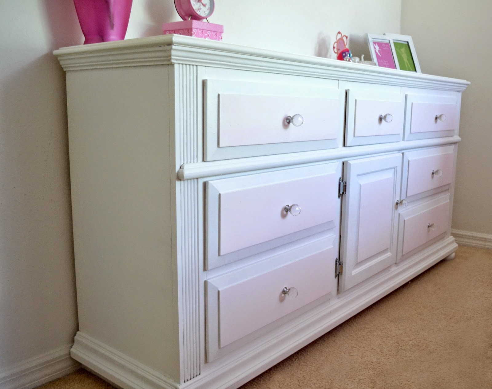 It's A Mom's World Two Toned Dresser Makeover