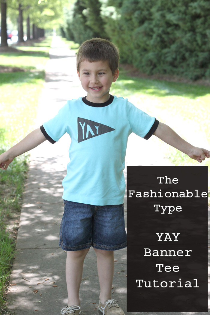 TUTORIAL: YAY Banner Tee - The Fashionable Type