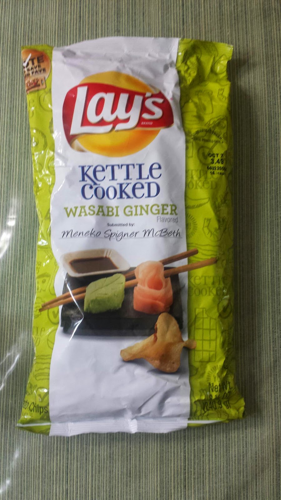 The Chip Report Lay's USA Kettle Cooked Wasabi Ginger