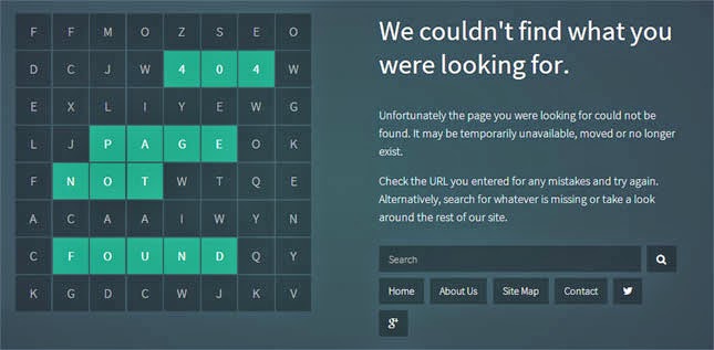 404 Error Responsive Blogger Template