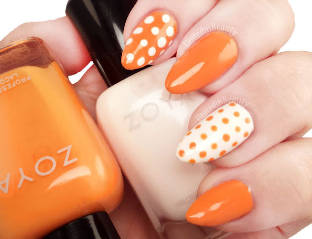 united in beauty orange and white