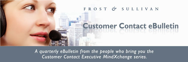 Frost & Sullivan's Customer Contact Research, Analysis, Trends & Great Content 