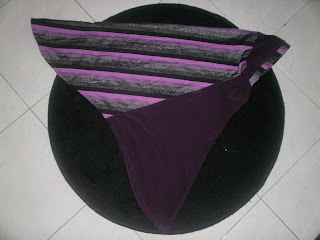 TUDUNG STRIPE(BELANG-Dark Purple) Offer $15.90