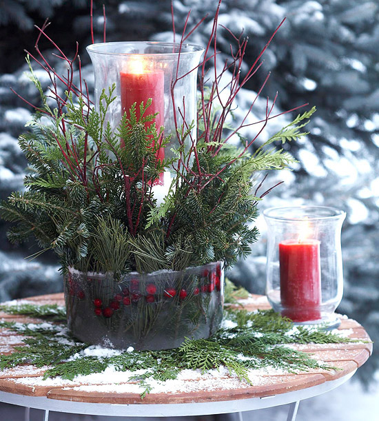 Ginnie's Gems OUTDOOR CANDLE CHRISTMAS DECORATIONS