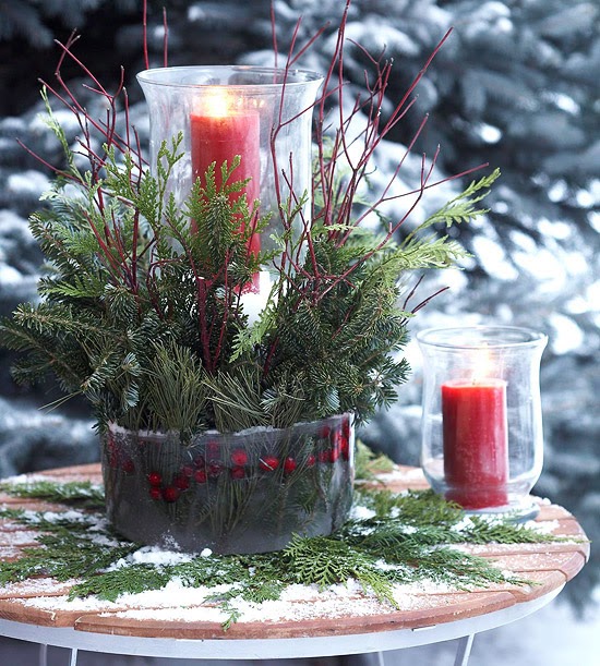 Ginnie's Gems OUTDOOR CANDLE CHRISTMAS DECORATIONS