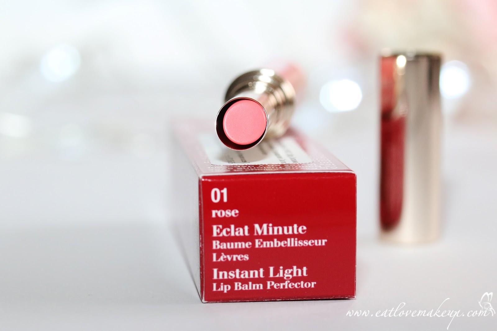 Clarins Instant Light Natural Lip Balm Perfector 01 Rose