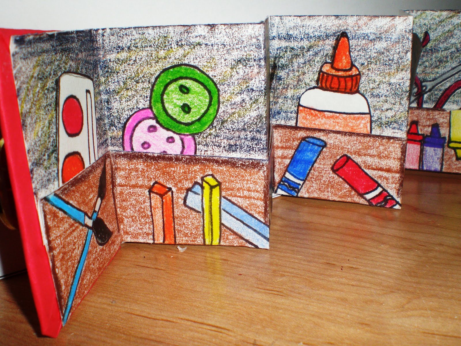 Learn to Teach.Teach to Learn. Accordion Book Variation Pocket Folds