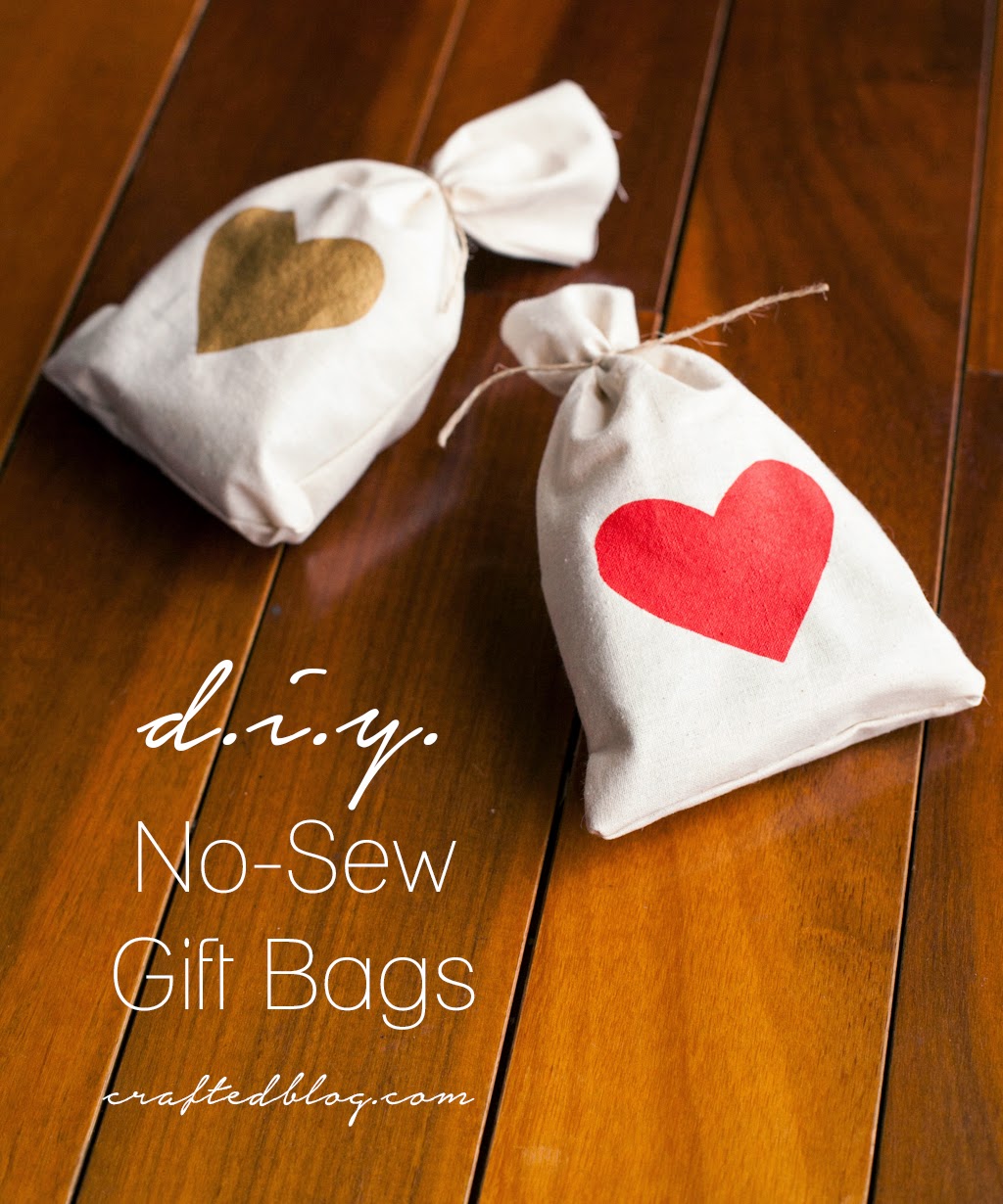 DIY NoSew Gift Bag Crafted