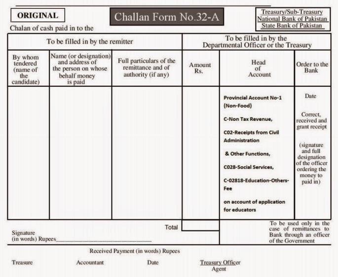 32a Challan Form For Educators Pdf Download