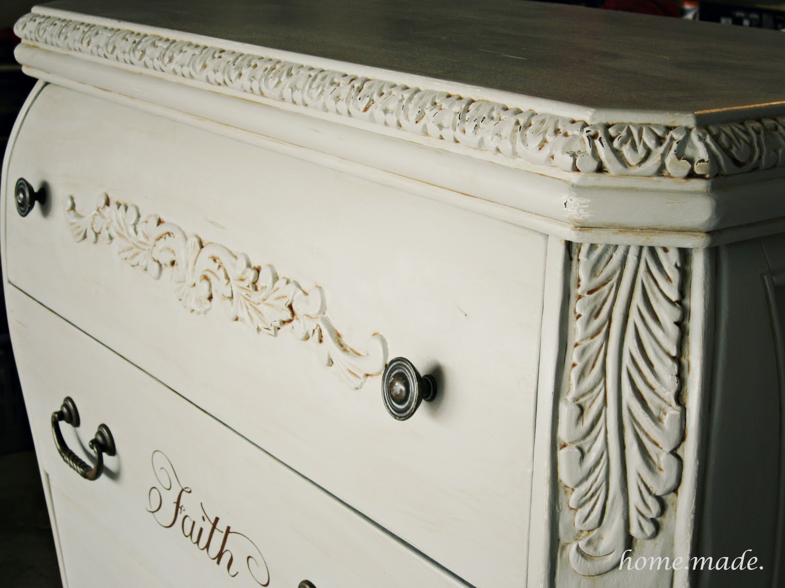 home.made. Craigslist Dresser Redo!