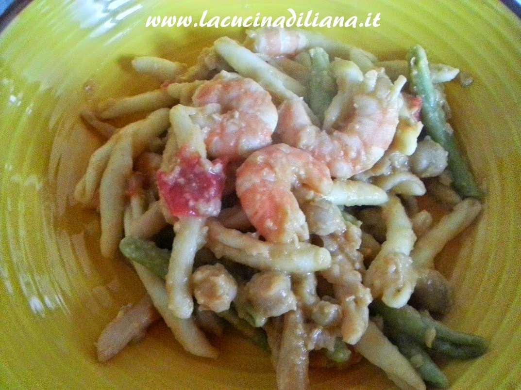 Pasta con Ceci e Gamberi La Cucina di Liana