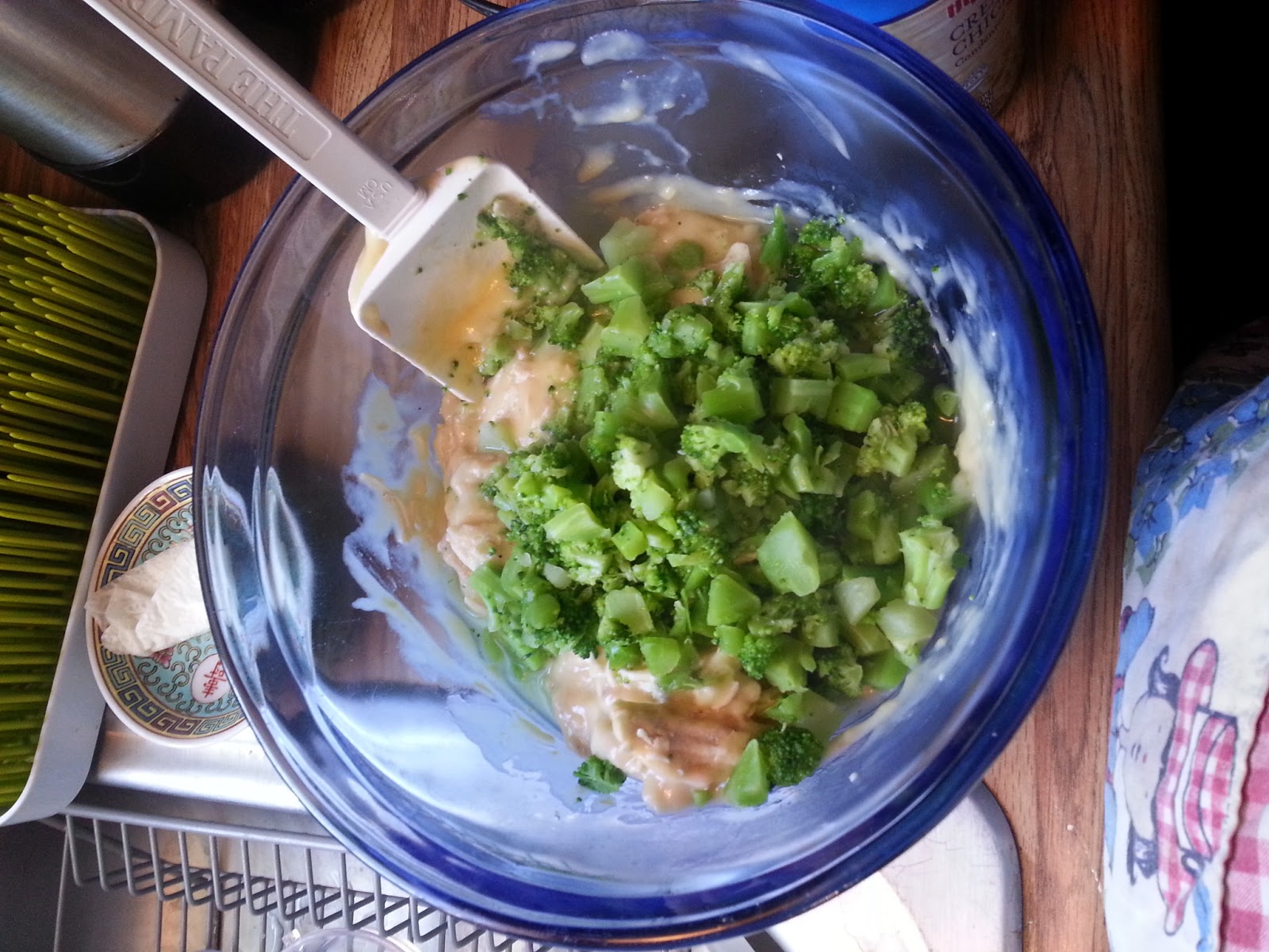 sweet aimees knit pickin braided cheesy chicken broccoli bread