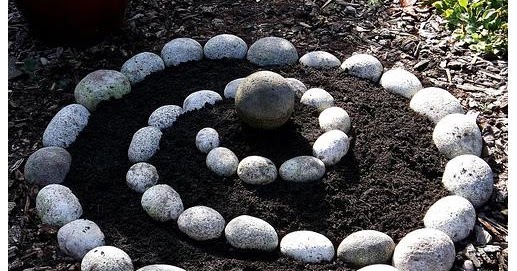 Rock Spiral Garden