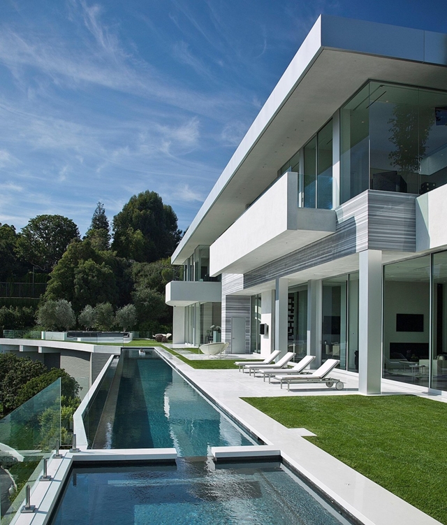 Large Modern Home With Lovely City Views, Bel Air, Los ...