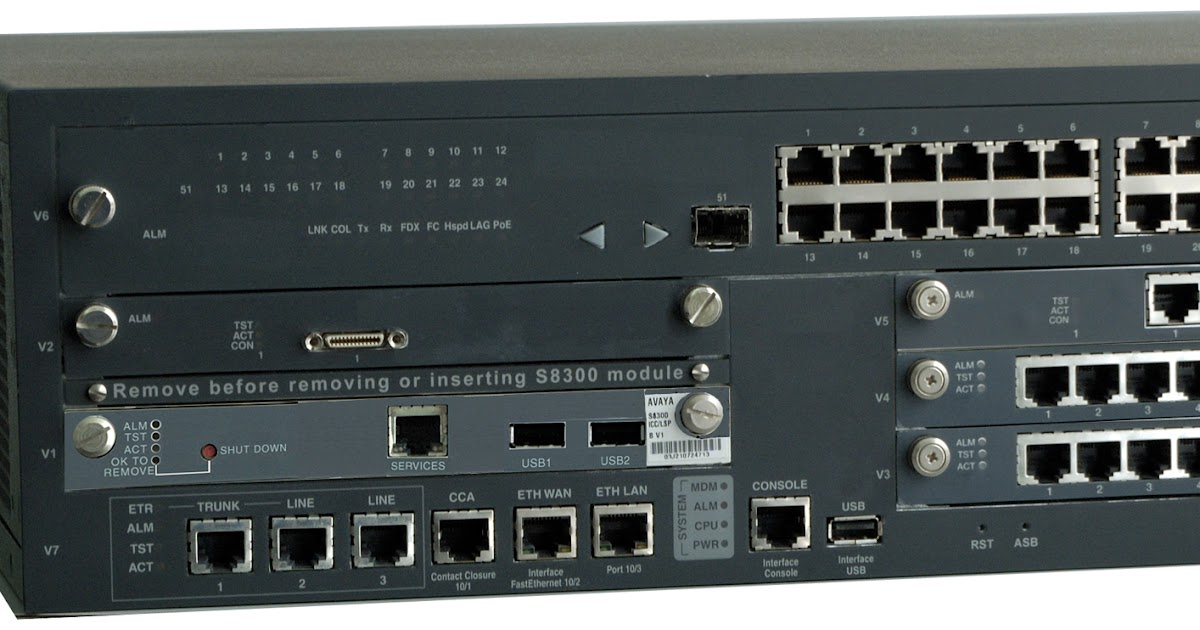 Avaya mm342 slot