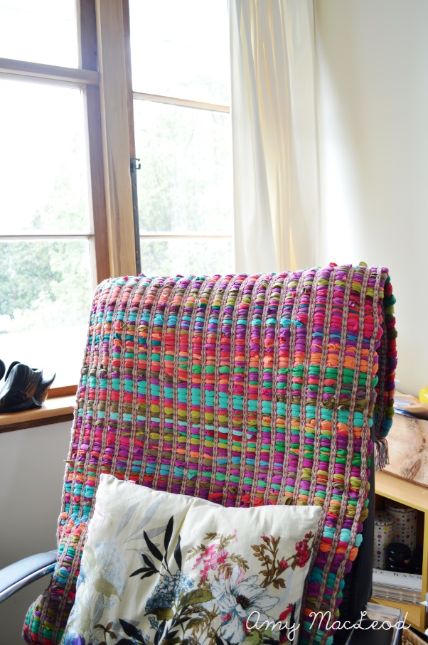 colourful rag rug (Five Kinds of Happy blog)