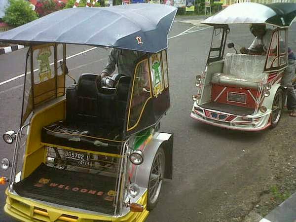 Becak motor bentor Becak motor bentor