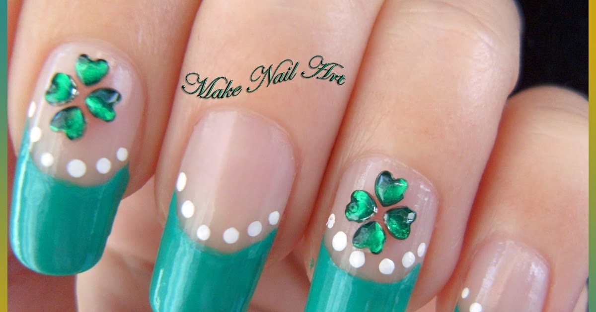 Clover Nail Art for St. Patrick's Day - wide 2