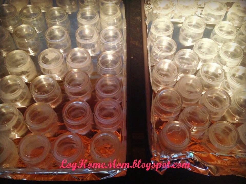 Log Home Mom Cleaning Votive Candle Holders