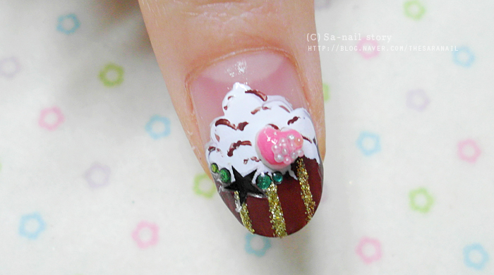 3d ice cream nails