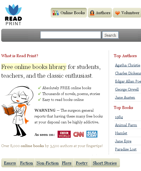 essay reader online