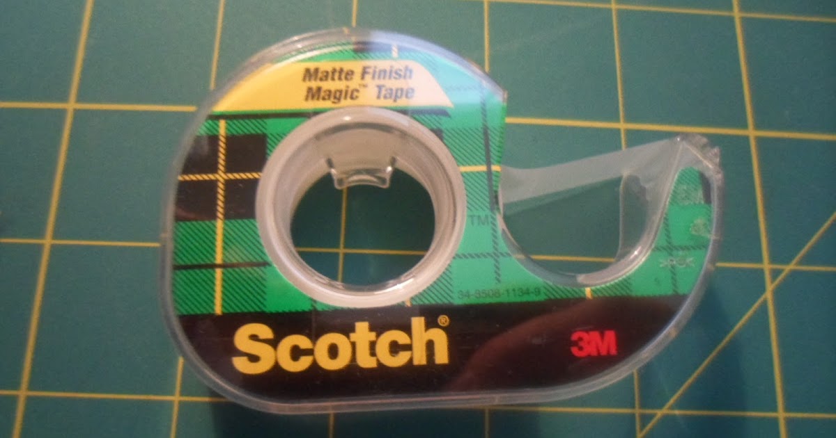 Cricut When I Can Many Uses of Scotch Tape while Crafting.