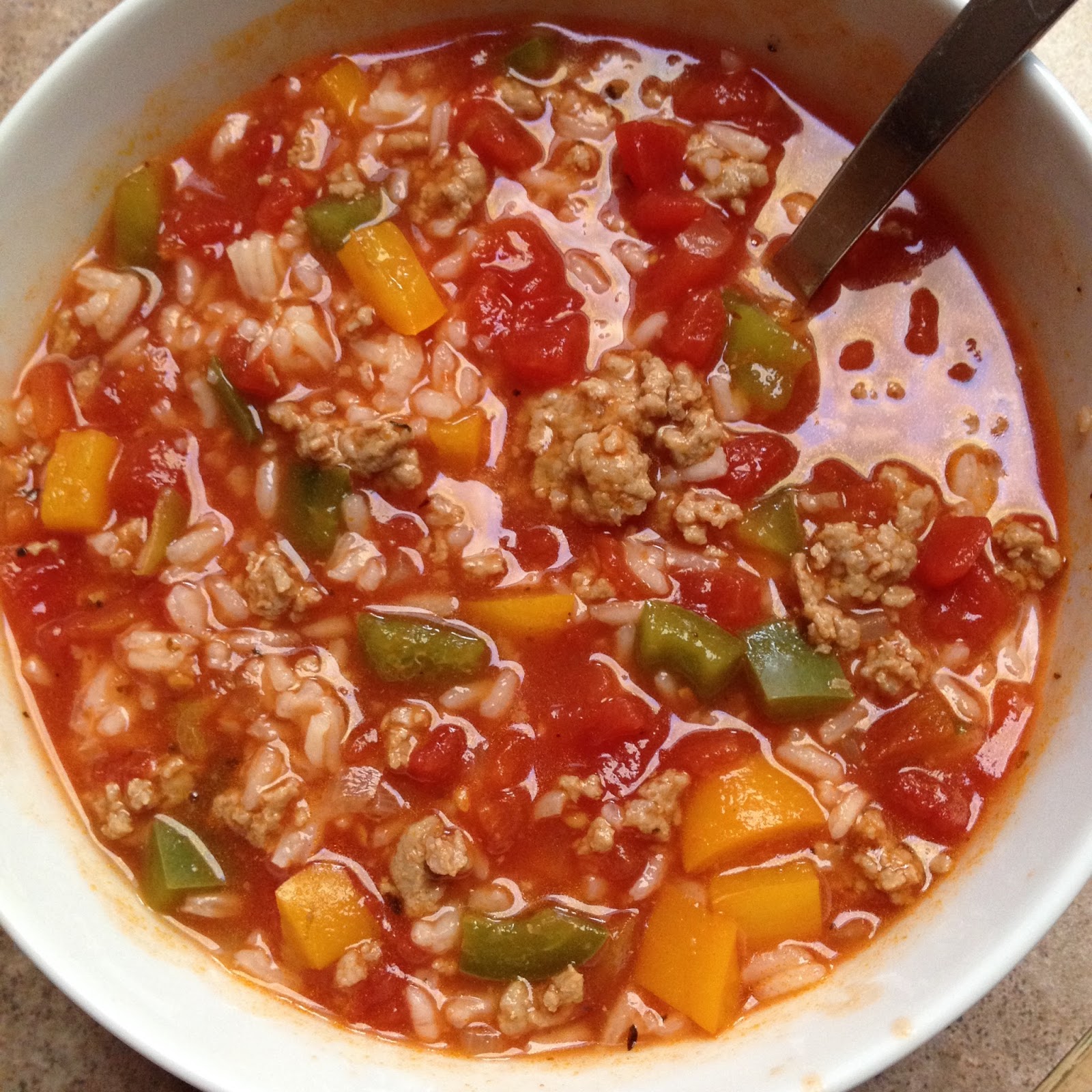 Runs for Cookies Recipes Stuffed Pepper Soup