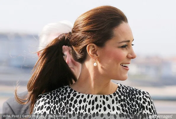  Catherine, Duchess of Cambridge attended the Turner Contemporary Art Gallery on March 11, 2015 in Margate, England.