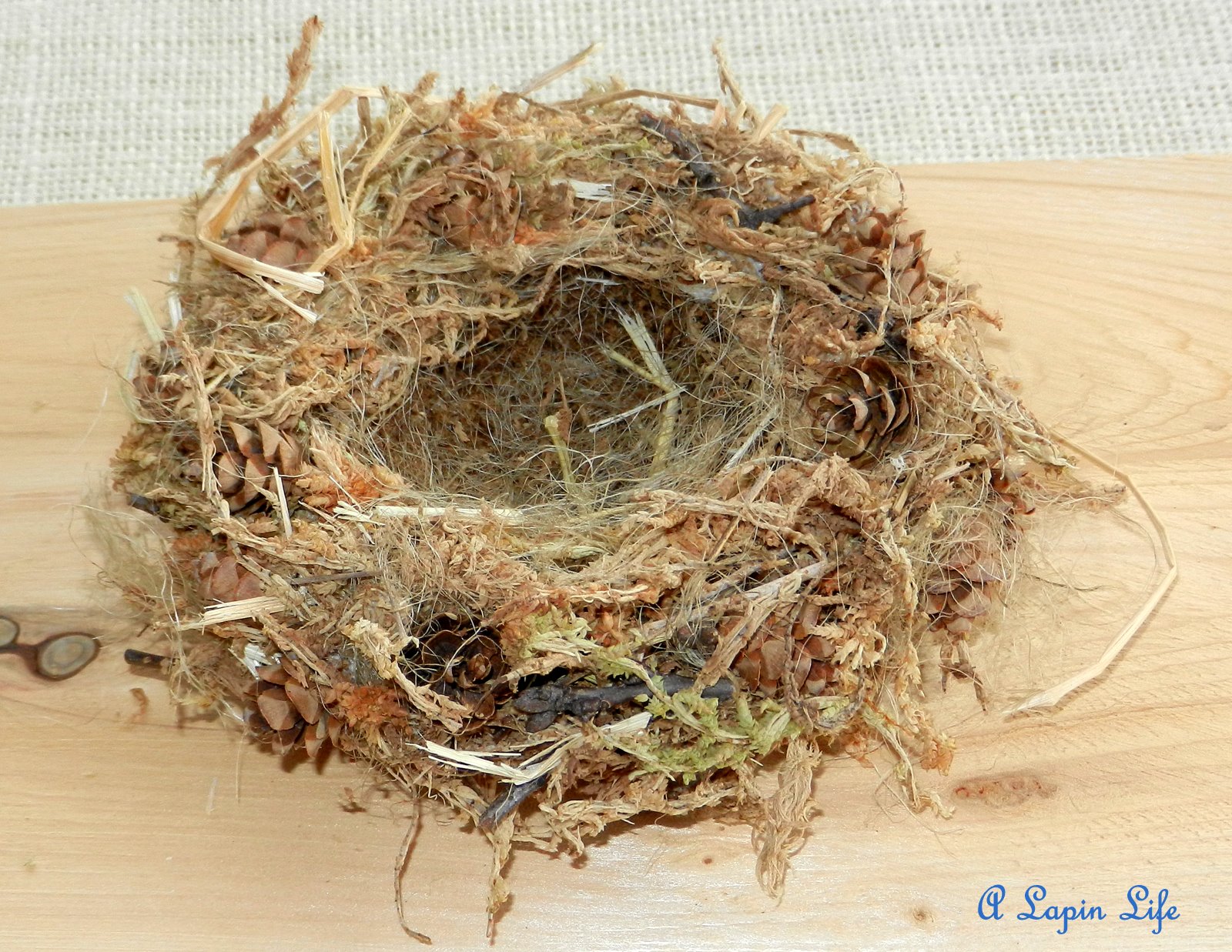 A Lapin Life Feather Your Nest Bird's Nest Tutorial