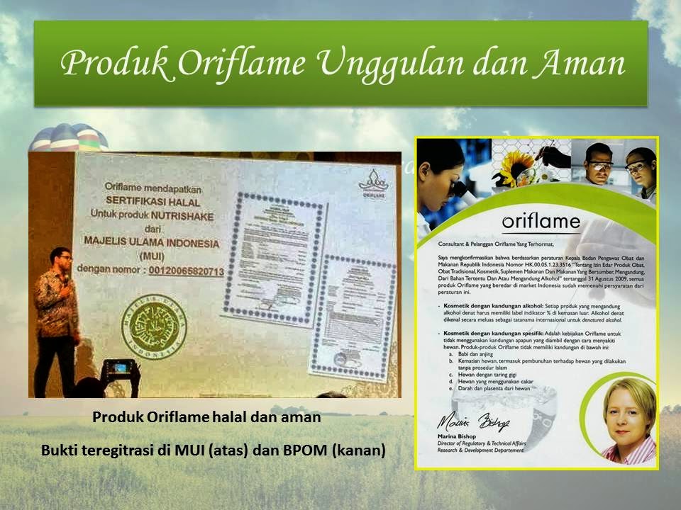 Produk Dan Bisnis Oriflame Halal