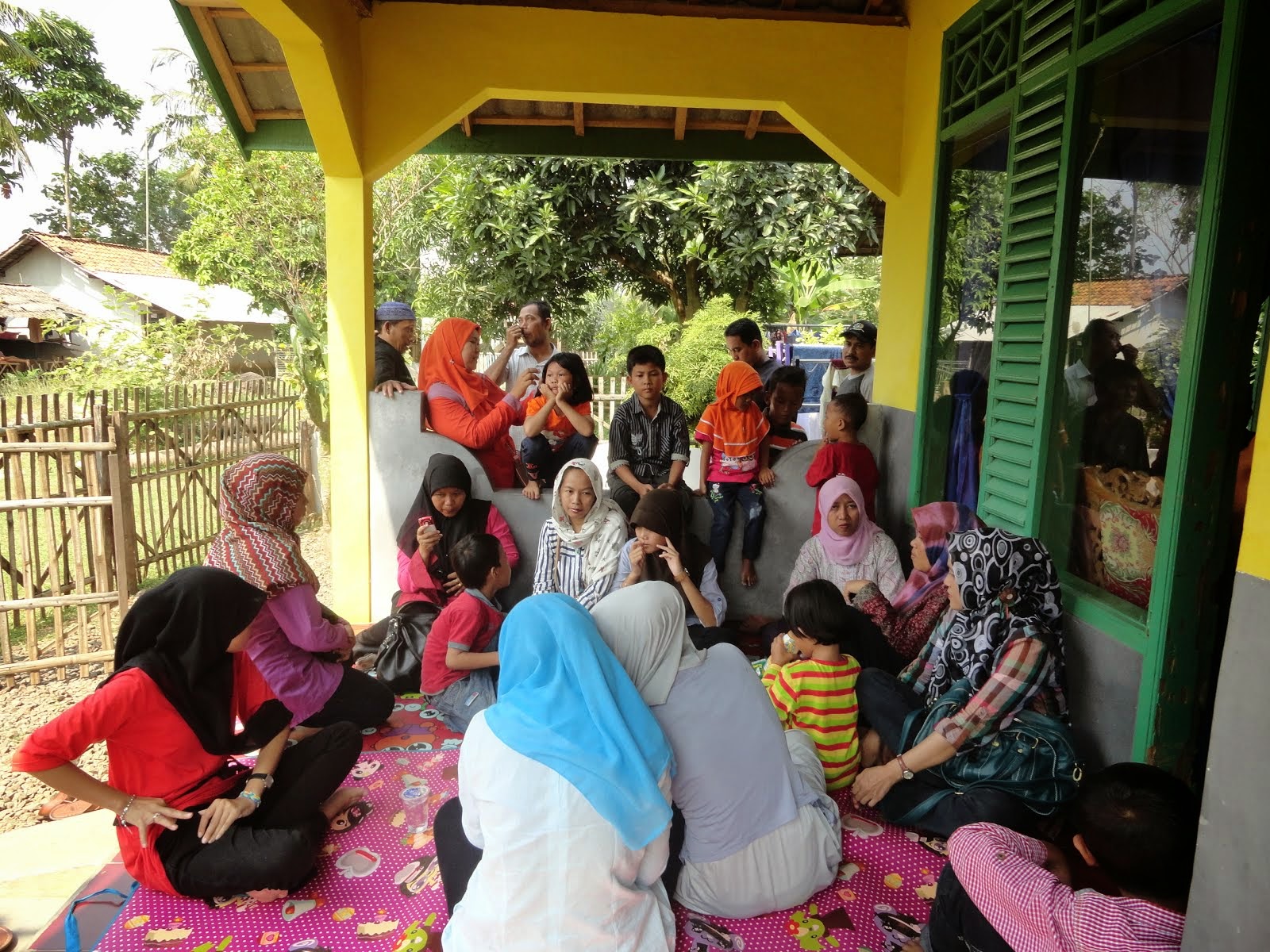 Alumni Santri Alfata Serang - Rumah Kel. Udi Sambudi (alm) - Anyer (10/8/14)
