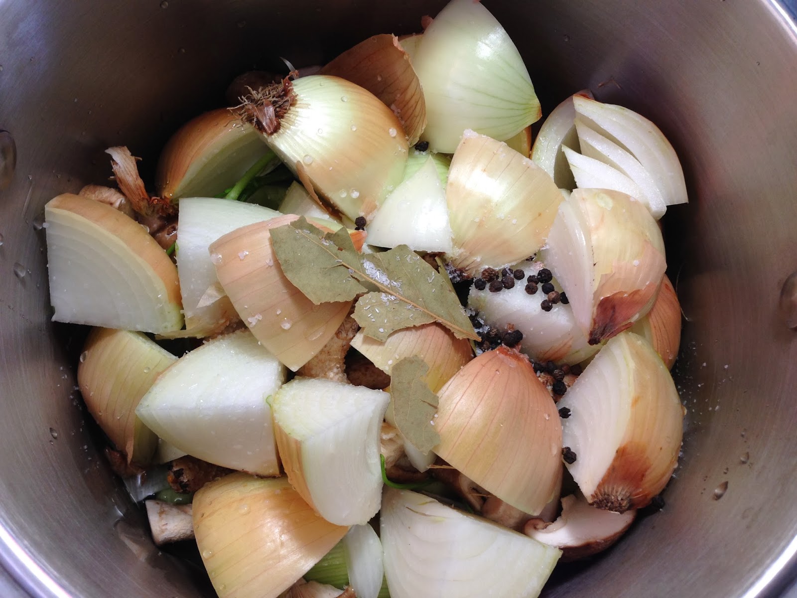 Cooking with SAHD Pressure Cooker Vegetable Stock