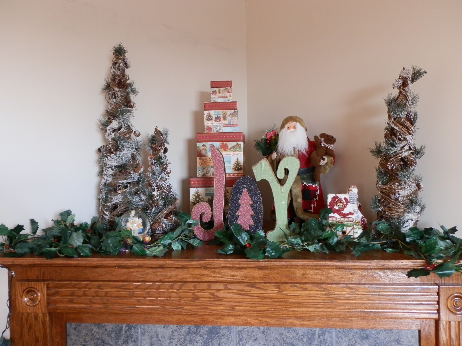 Prepared LDS Family: Corner Fireplace Mantle Decorated for Christmas