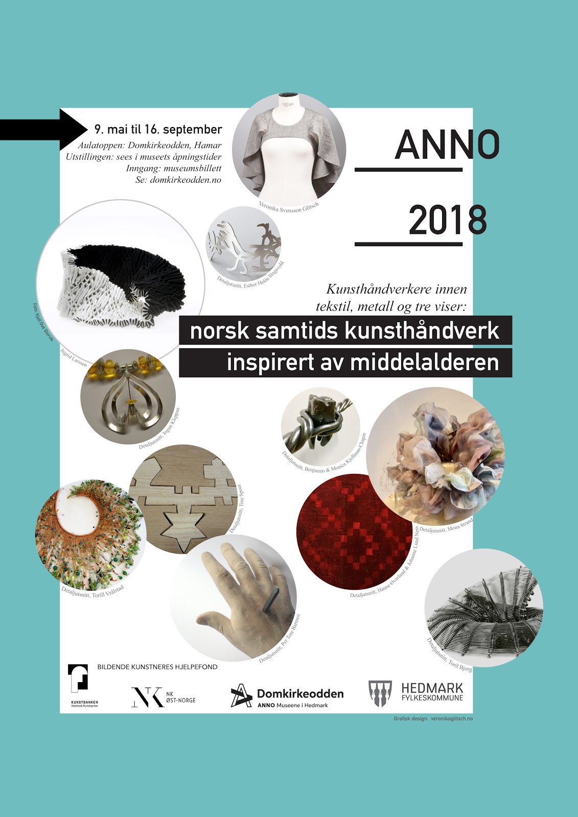 ANNO 2018, Domkirkeodden, Hamar fra  9 mai-16 sept