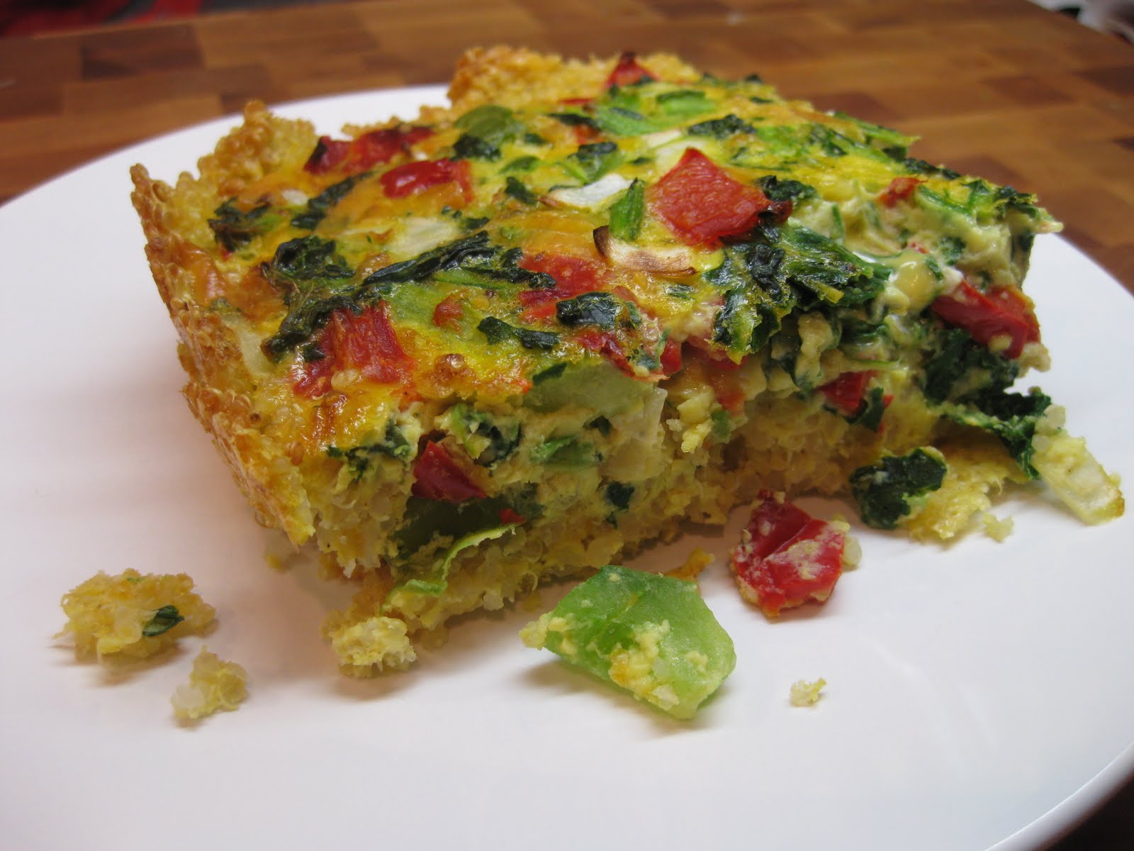 Запеканка с пореем и овощами