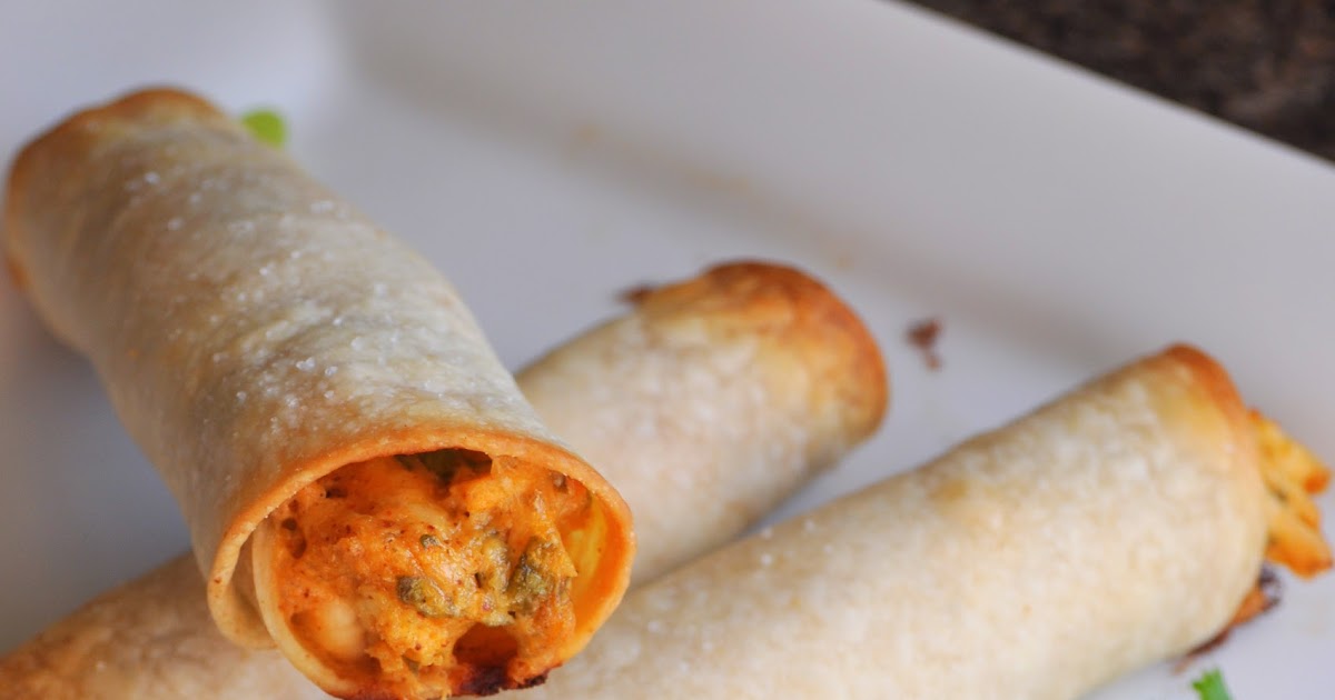 BREANNA'S RECIPE BOX Baked Chicken Taquitos