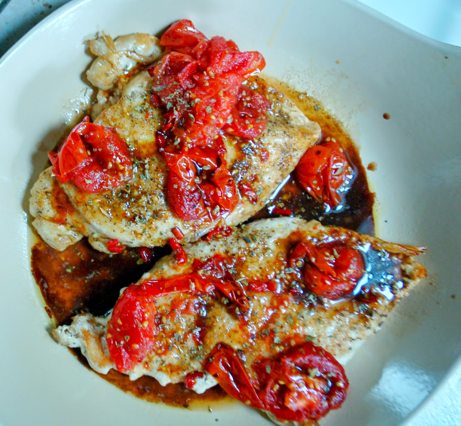 The Spice Garden Seared Chicken Breasts with Honey & Balsamic Roasted