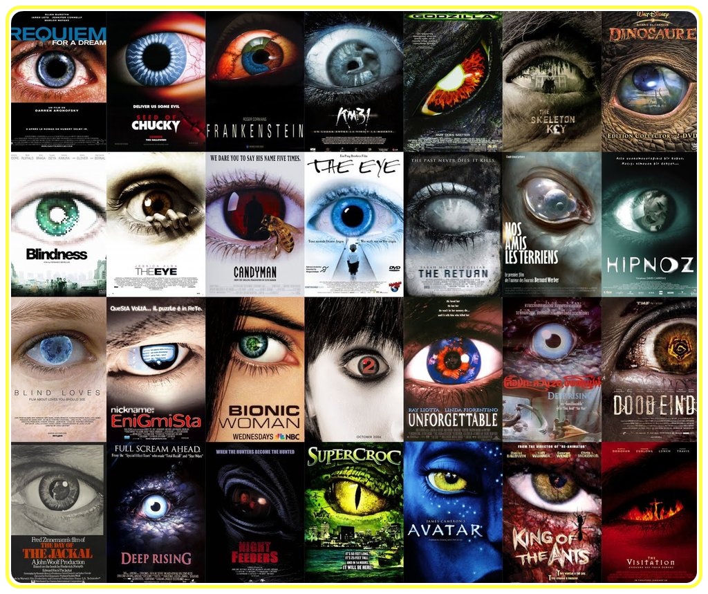 Popurrii Los 12 tipos de poster de películas que más se repiten